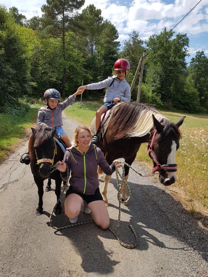 Gite Equestre Domaine Des Crins - Monpazier Capdrot Eksteriør bilde